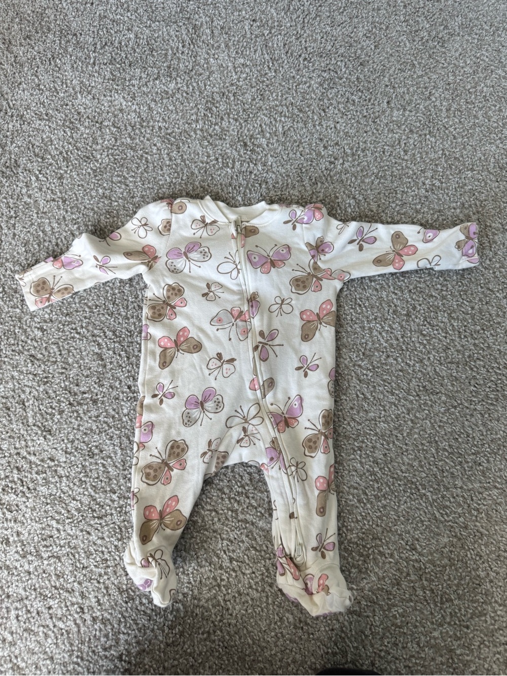 ✨Huggies- Baby Girl Butterfly Printed Organic Cotton Sleep and Play✨